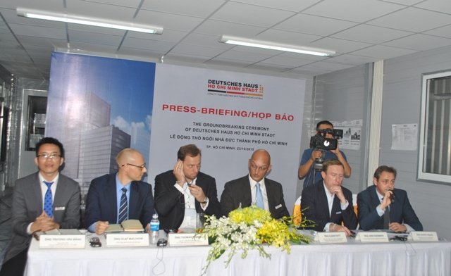 Spatenstich des Deutschen Haus in Ho Chi Minh Stadt